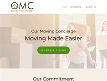 Tablet Screenshot of ourmovingconcierge.com